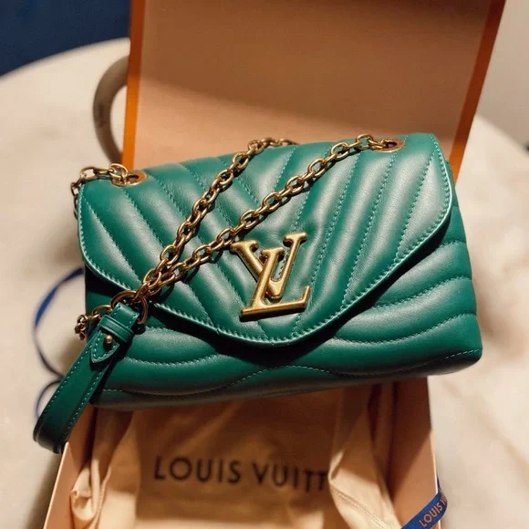 Louis Vuitton Bags Louis Vuitton Lv New Wave Chain Bag In Emerald Poshmark